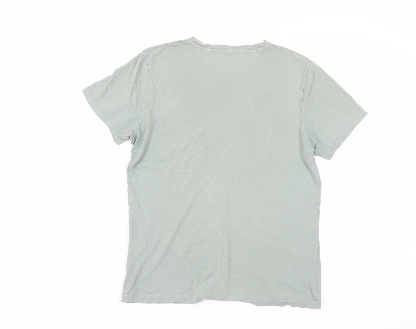 Jack & Jones Men's Green S Logo Crew Neck T-Shirt