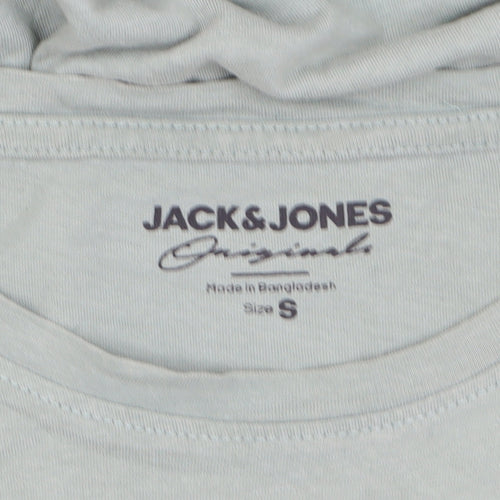 Jack & Jones Men's Green S Logo Crew Neck T-Shirt