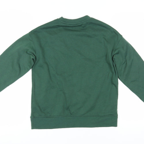Disney Women's Green 2XS Mickey Mouse Sweatshirt