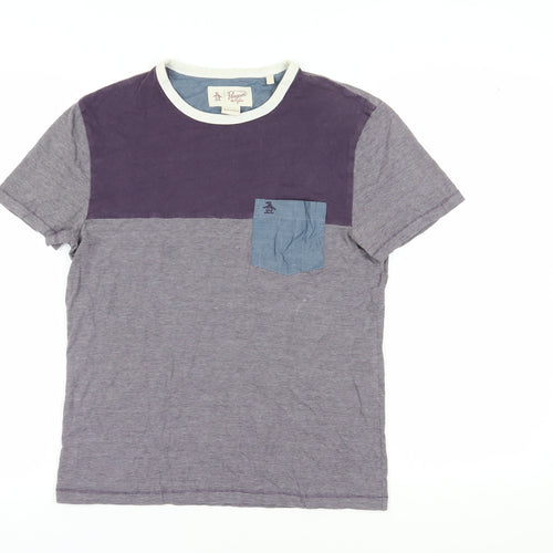 Penguin Men's Multicoloured Colourblock T-Shirt M