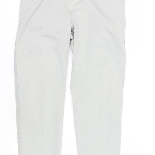 Marks & Spencer Women's Beige Chino Trousers Size 36