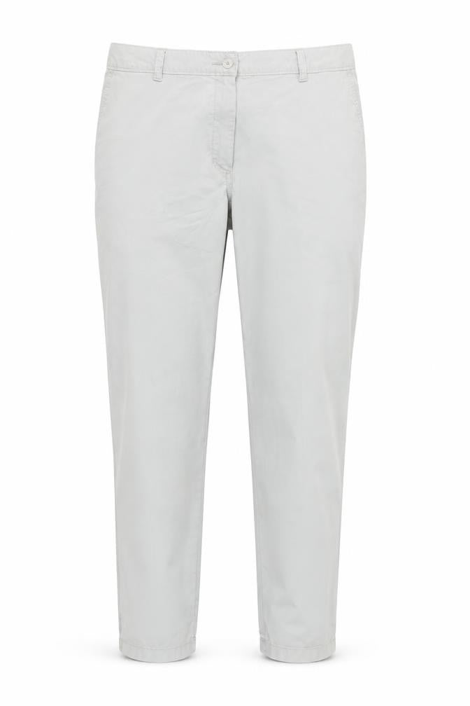 Front view of Marks & Spencer Women's Beige Chino Trousers, size 36