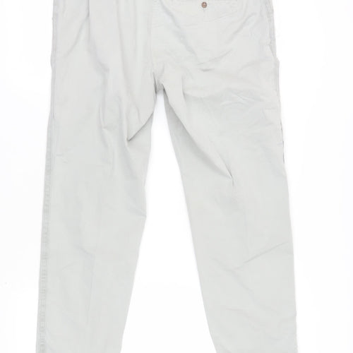 Marks & Spencer Women's Beige Chino Trousers Size 36