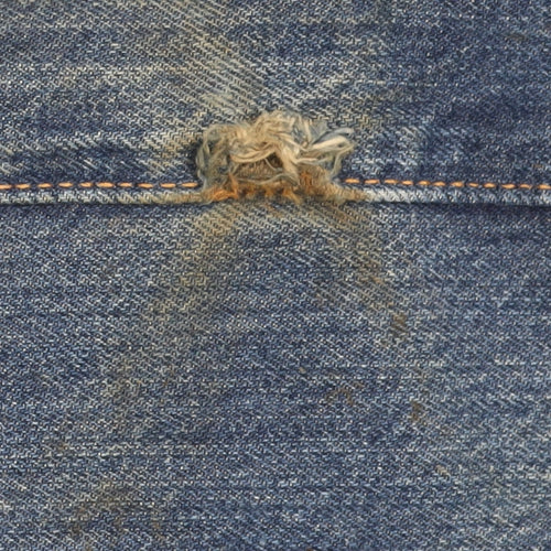 Levi's Men's Blue Distressed 501 Straight Jeans Size 30