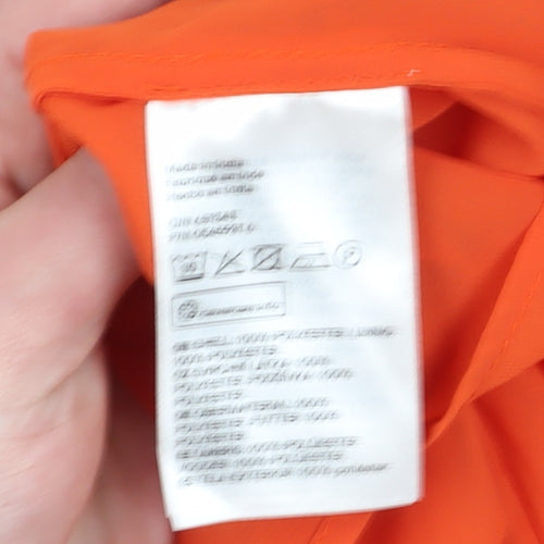 H&M Women's Orange A-Line Dress Size 6