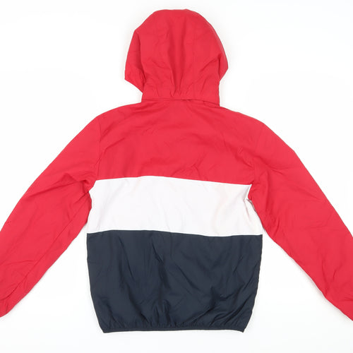 H&M Boys Red Windbreaker 12-13Y - Hooded Lightweight Jacket