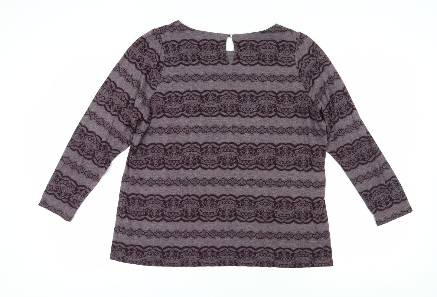 Marks and Spencer Women's Multicolour Jersey Top, Size 24