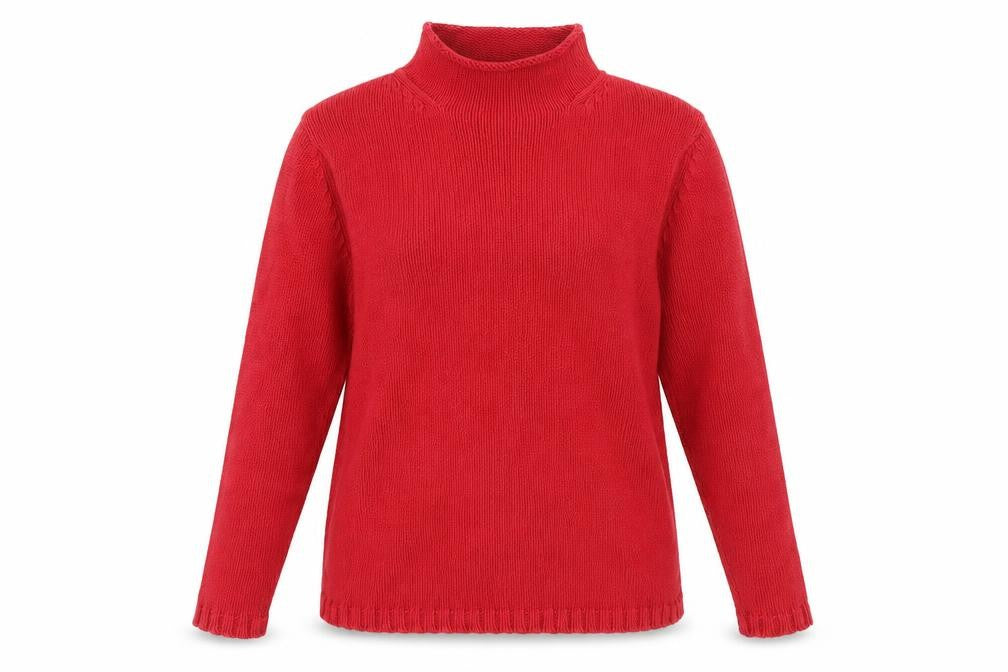 Front view of Marks & Spencer Women's Red jumper, size 10