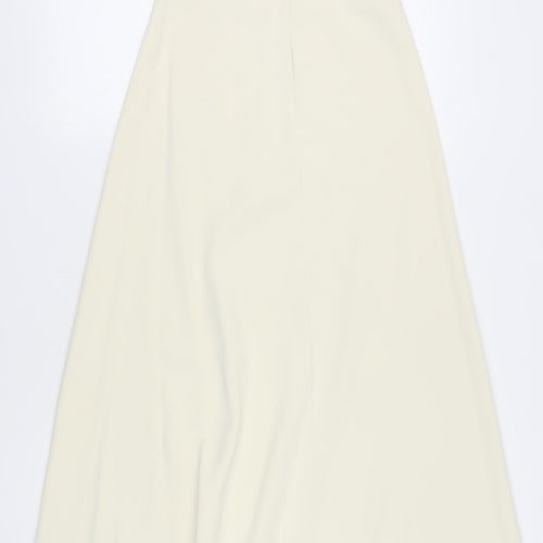 Marks and Spencer Women’s Ivory A-Line Skirt Size 8