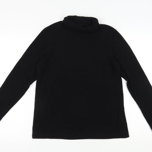 Uniqlo Women's Black Lightweight Pullover Sweatshirt, L