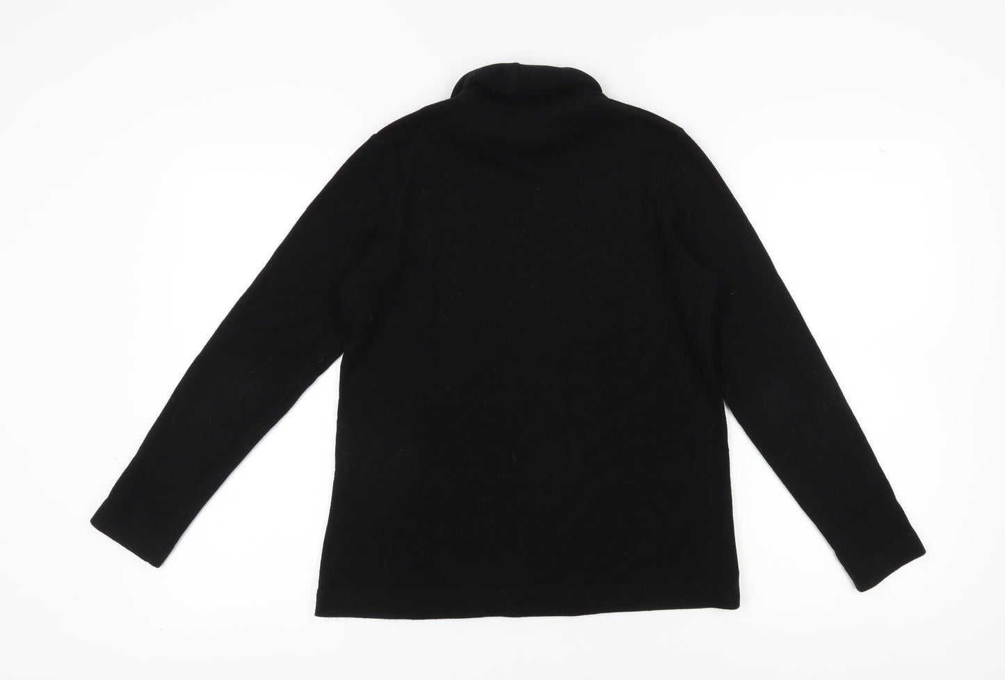 Uniqlo Women's Black Lightweight Pullover Sweatshirt, L