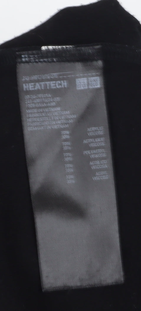 Uniqlo Women's Black Lightweight Pullover Sweatshirt, L