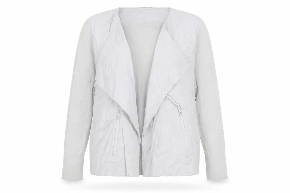 Front view of Marks & Spencer Women's Grey Cardigan UK 16