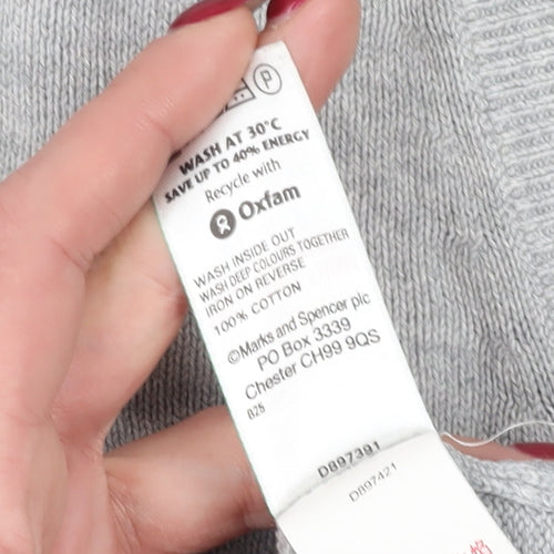 Marks and Spencer Mens Grey XL Pullover Jumper