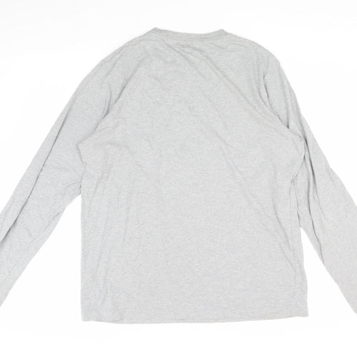 Timberland Men's Grey Long Sleeve T-Shirt XL