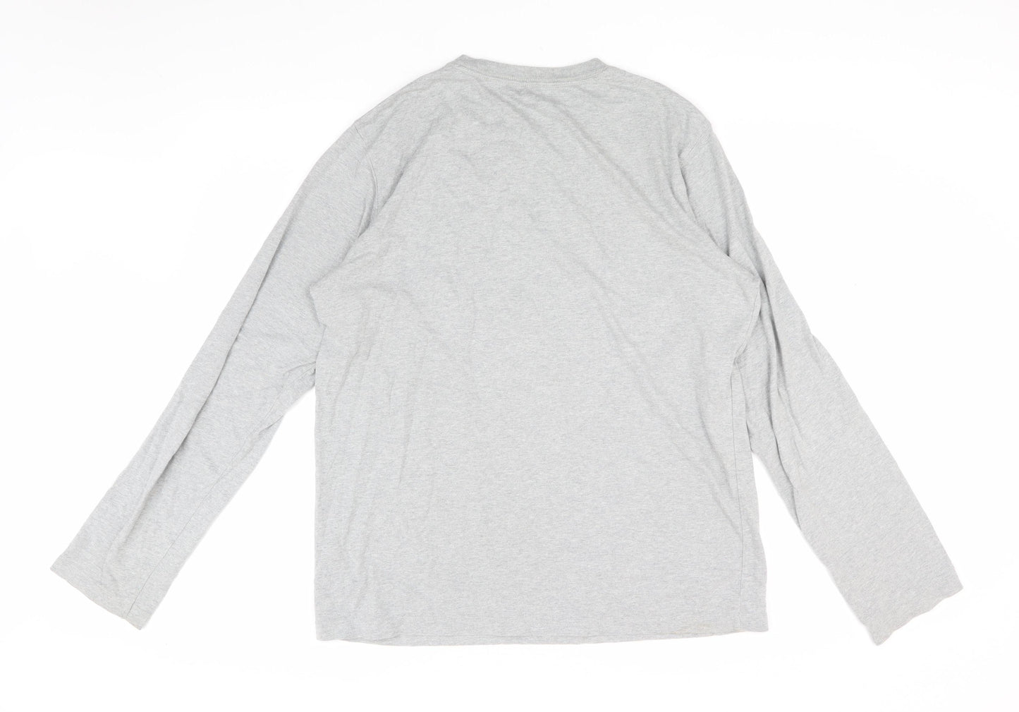 Timberland Men's Grey Long Sleeve T-Shirt XL