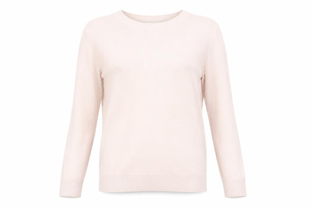 Front view of Dorothy Perkins Women's Pink jumper, size 10