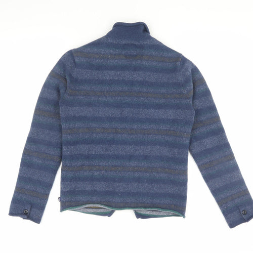 Levi's Women's Blue Striped Wool Cardigan M