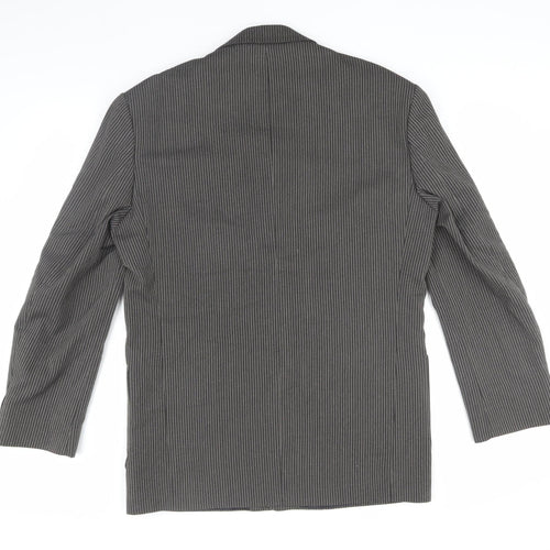 Emporium Men's Grey Regular Fit Blazer, 38R