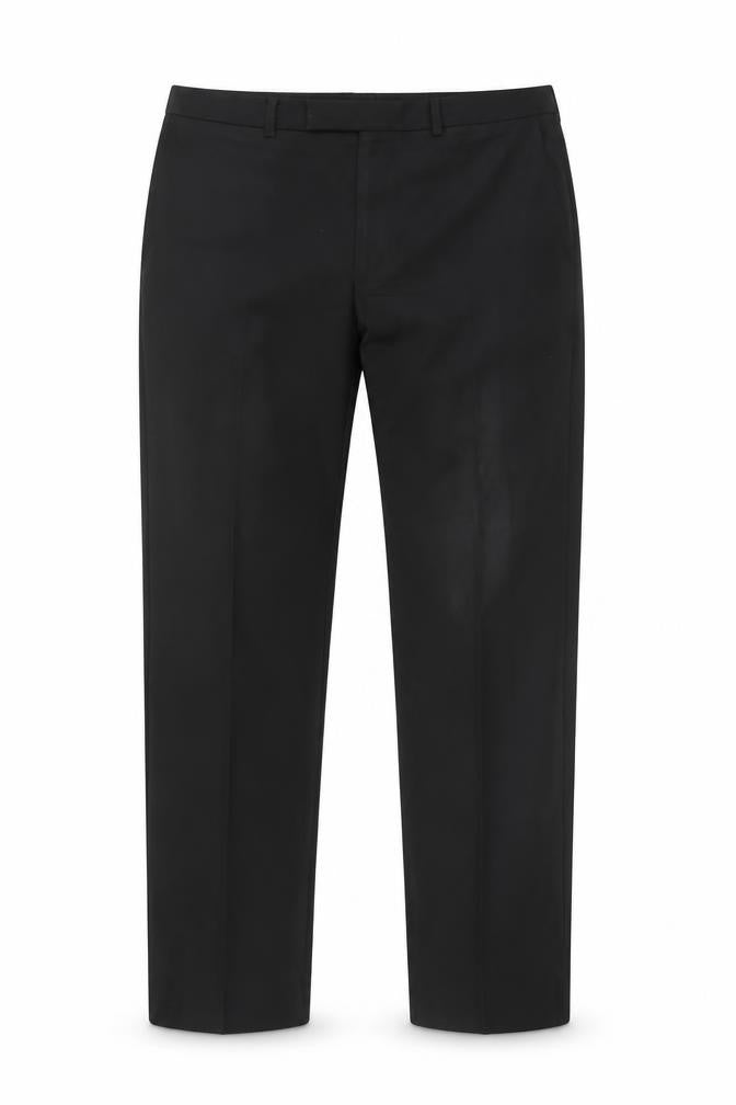 Front view of Marks & Spencer Men's Black Dress Pants, size 34