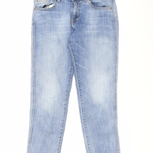Zara Men Blue Straight Jeans Size 10 Regular
