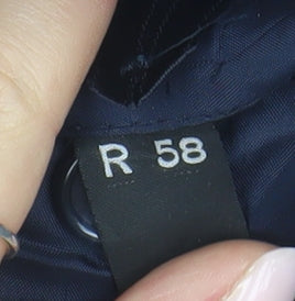 Yves Saint Laurent Men's Black Striped Suit Jacket 58R