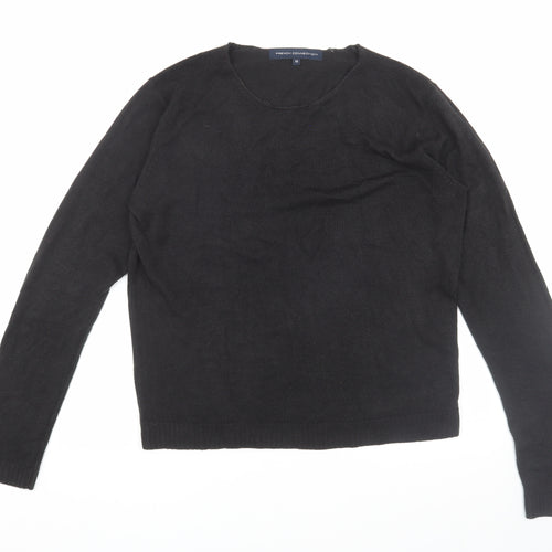 French Connection Men's Black Medium Pullover Jumper