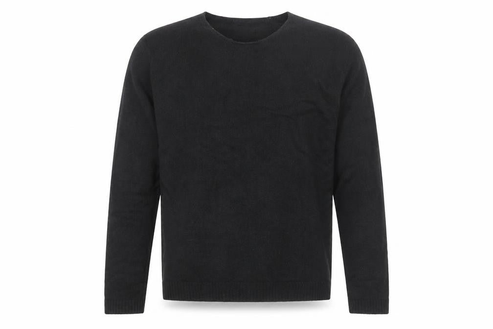 Front view of French Connection Men's Black Medium jumper