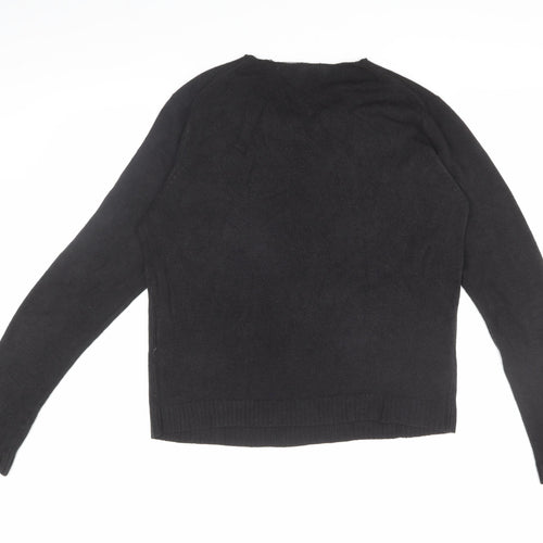 French Connection Men's Black Medium Pullover Jumper