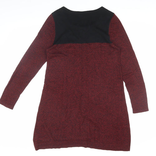 Marks and Spencer Women's Red Long Sleeve Dress Size 12