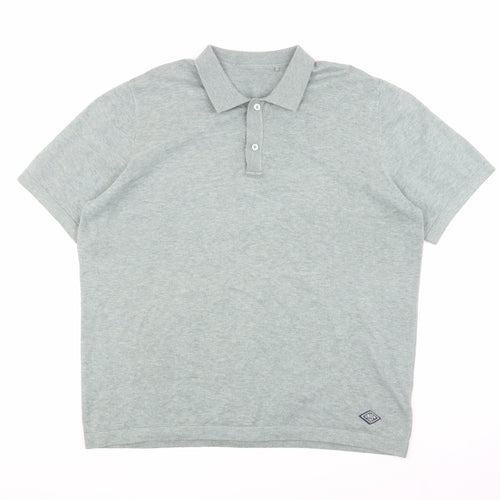 Union Men's Green XL Polo Shirt Casual Short Sleeve