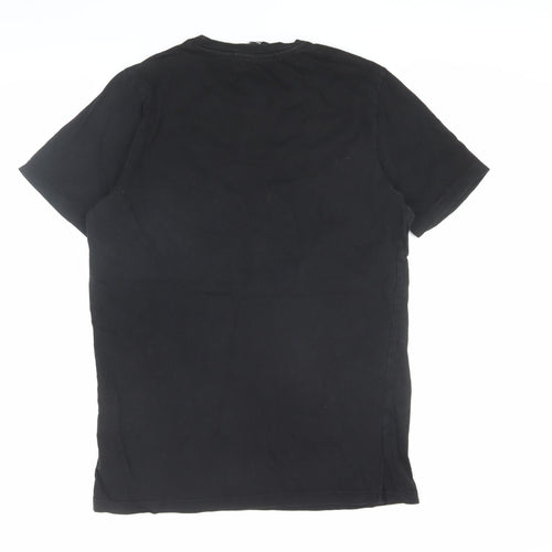 Karl Lagerfeld Men's Black Cotton T-Shirt