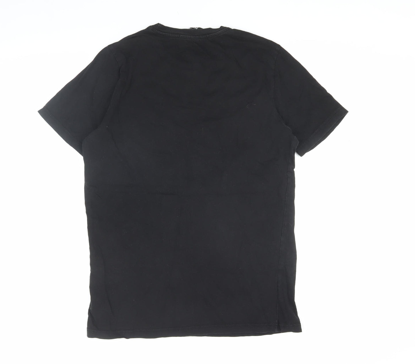 Karl Lagerfeld Men's Black Cotton T-Shirt