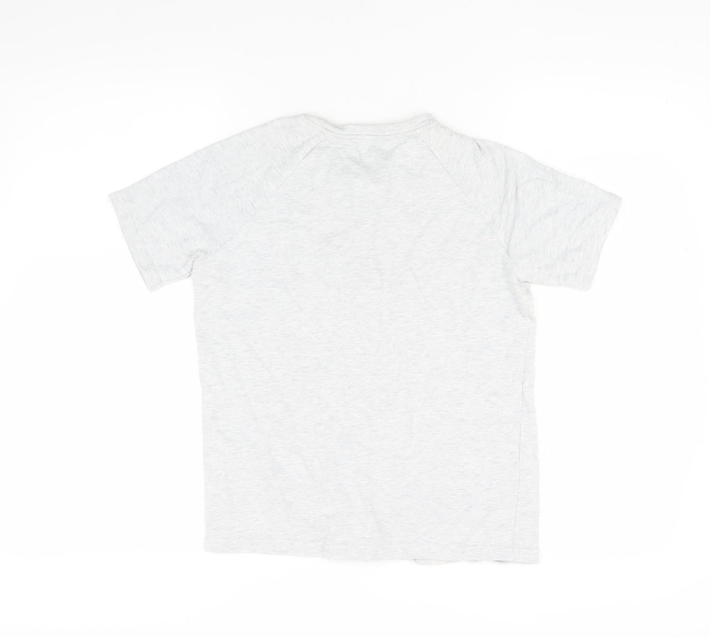 John Lewis Boys Grey Henley Cotton T-Shirt Size 12