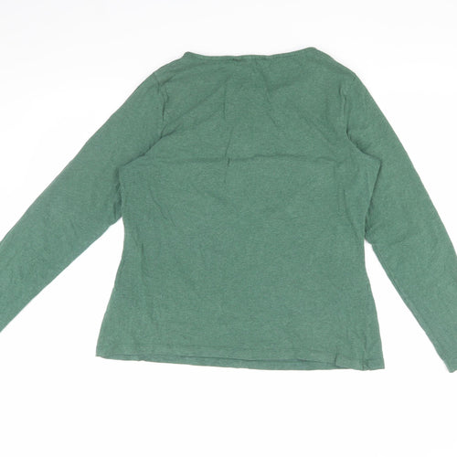 Seasalt Cornwall Women's Green Long Sleeve T-Shirt Size 16