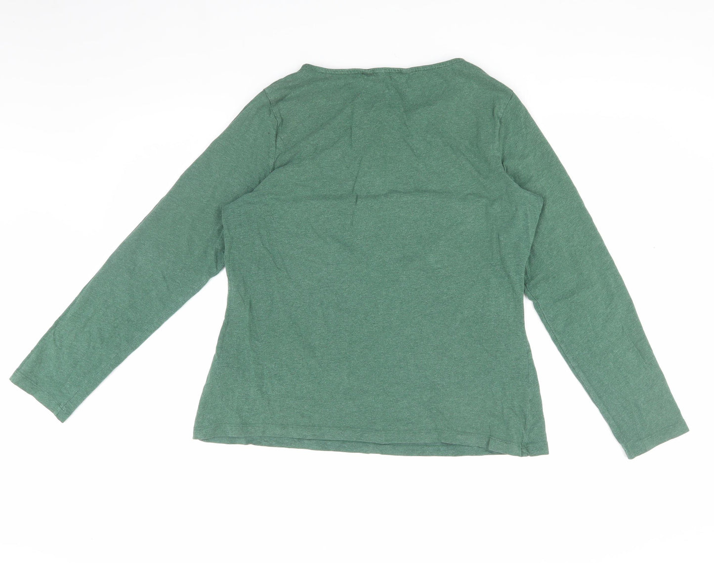 Seasalt Cornwall Women's Green Long Sleeve T-Shirt Size 16