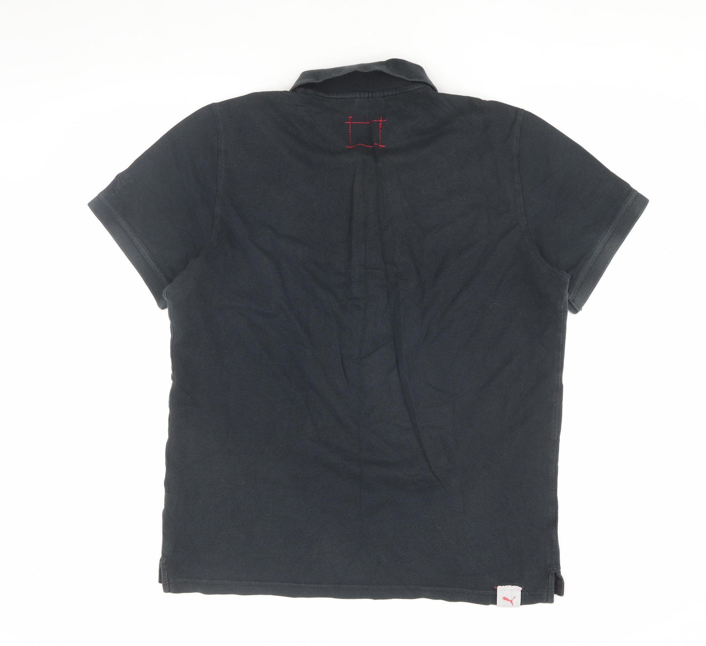 Puma Men’s Black Polo Shirt L Casual