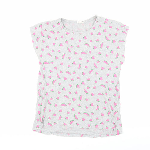 Esprit Women's Grey Floral T-Shirt: M
