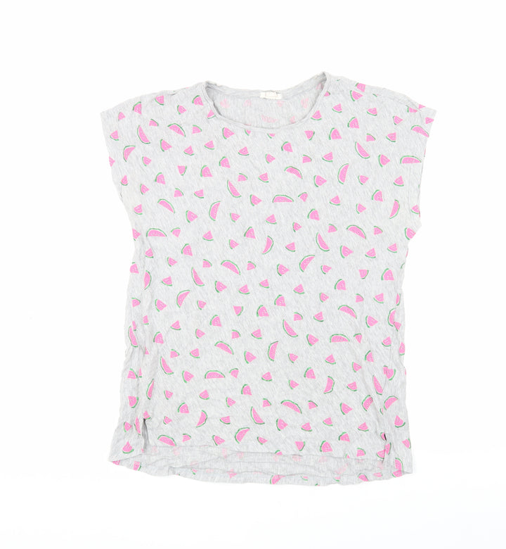Esprit Women's Grey Floral T-Shirt: M