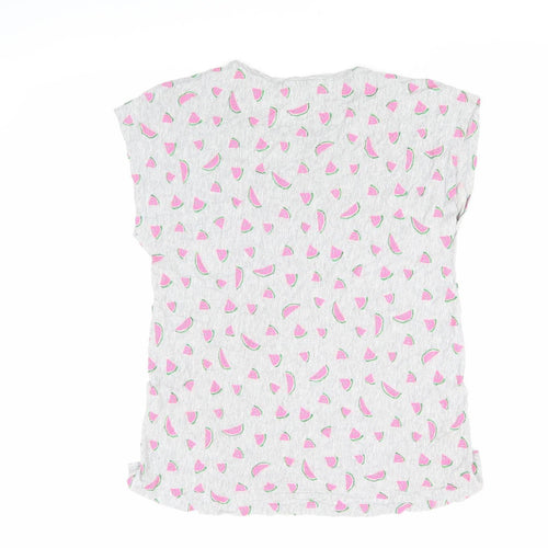 Esprit Women's Grey Floral T-Shirt: M