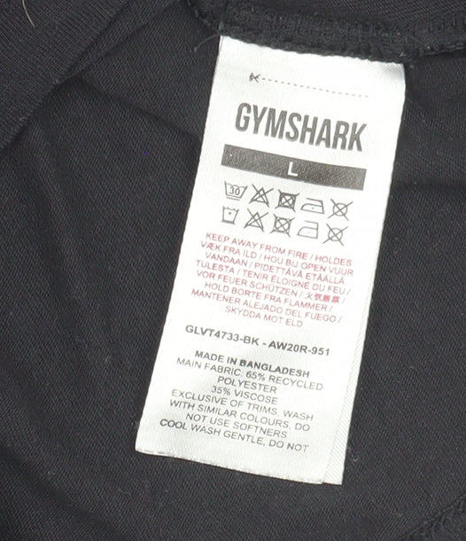 Gymshark Unisex Black L Basic Tank Top