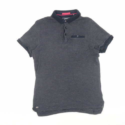 Kensington Eastside Men's Grey Medium Polo Shirt