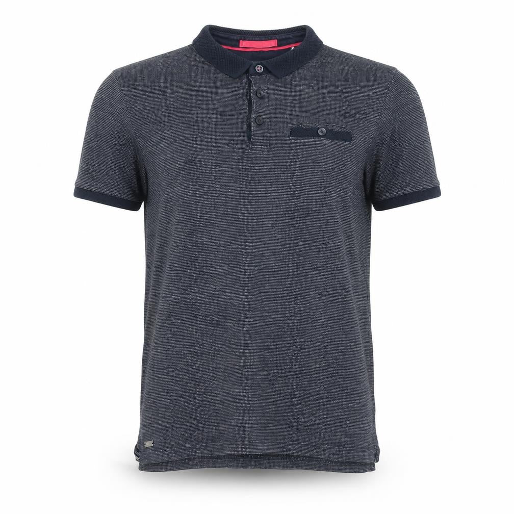 Front view of Kensington Eastside Men's Grey Medium Polo Shirt