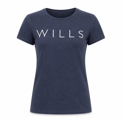 Jack Wills Women's Blue Slim Fit T-Shirt UK 6