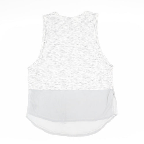 Pink Soda Women's White Tank Top Size 14