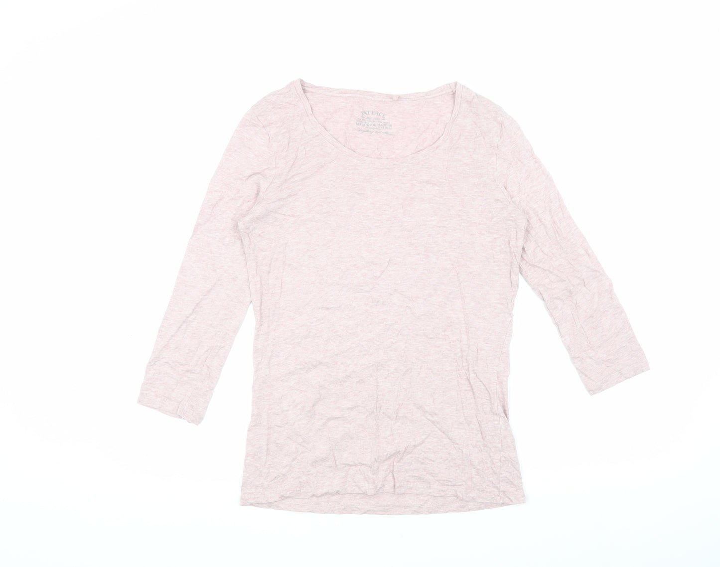 FatFace Women’s Pink 3/4 Sleeve Basic T-Shirt, Size 10