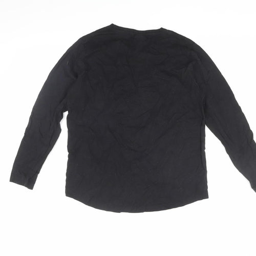 Disney Women’s Black Long Sleeve T-Shirt, S