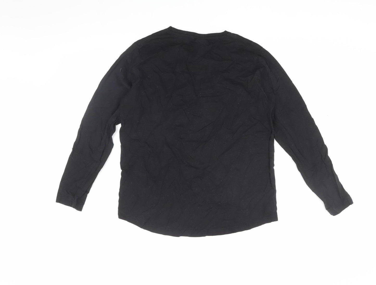 Disney Women’s Black Long Sleeve T-Shirt, S