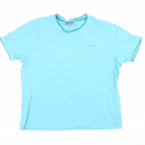 Slazenger Men's Blue Crew Neck T-Shirt - Size L