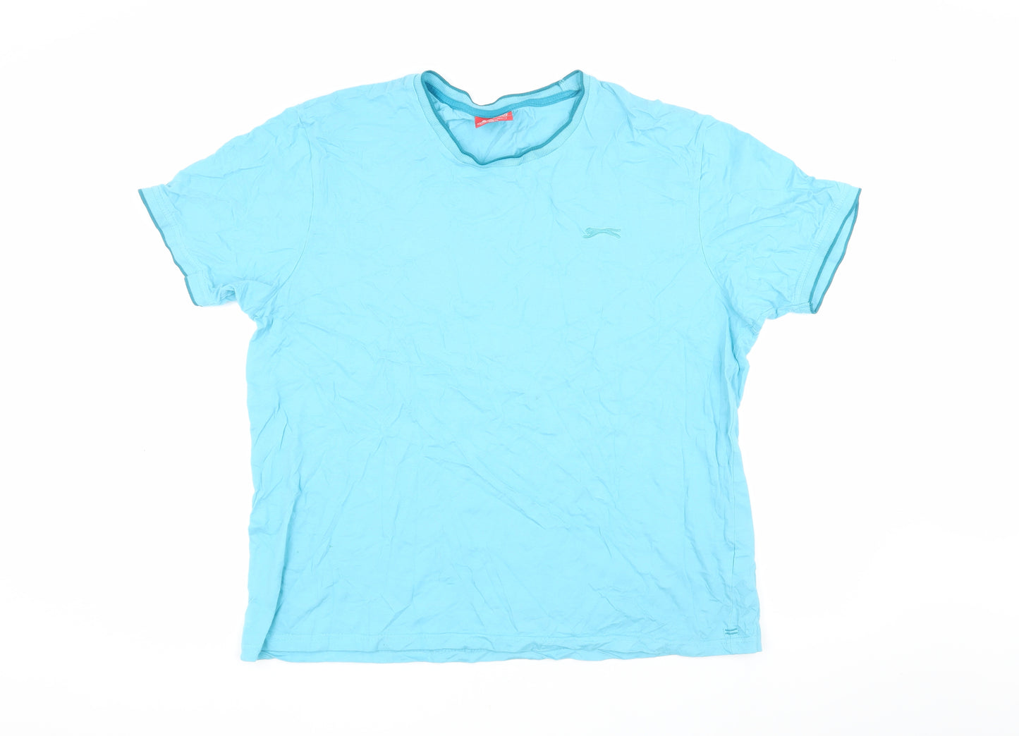 Slazenger Men's Blue Crew Neck T-Shirt - Size L